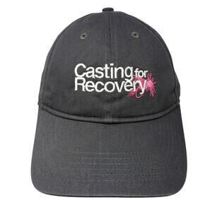 Casting For Recovery Slideback Baseball Cap Gray One Size Sunday Afternoons